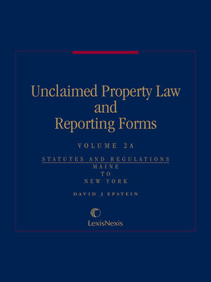 cover image of Unclaimed Property Law and Reporting Forms